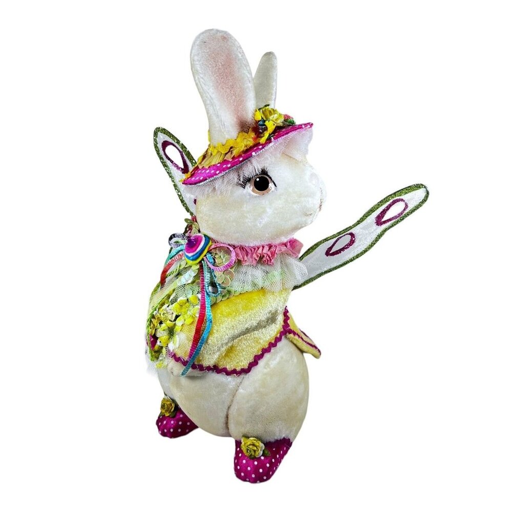 Katherines Collection Wayne Kleski Fairy Bunny Rabbit Flocked Eyelashes Signed - Picture 6 of 16